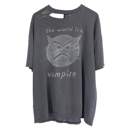 VINTAGE 90'S SMASHING PUMPKINS THE WORLD IS A VAMPIRE THRASHED BAND TEE