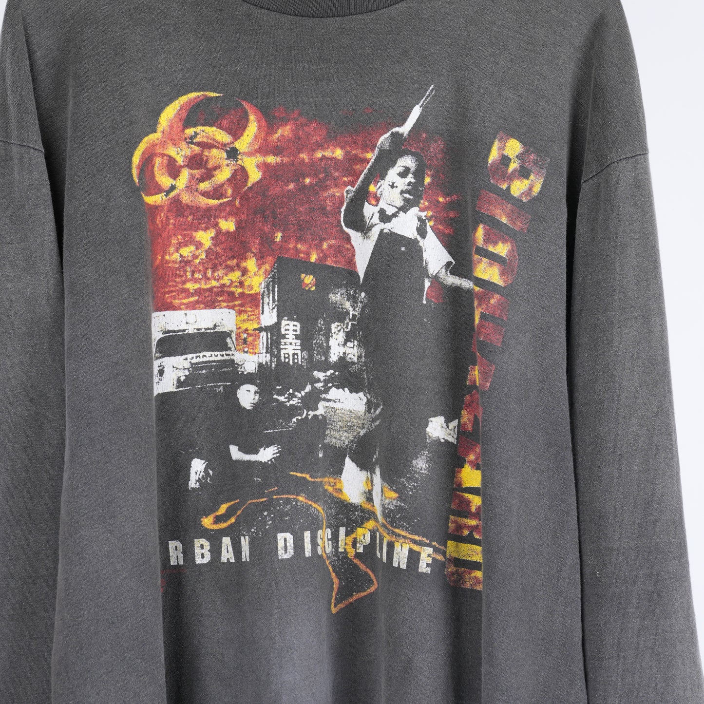 VINTAGE BIOHAZARD LONG SLEEVE TEE