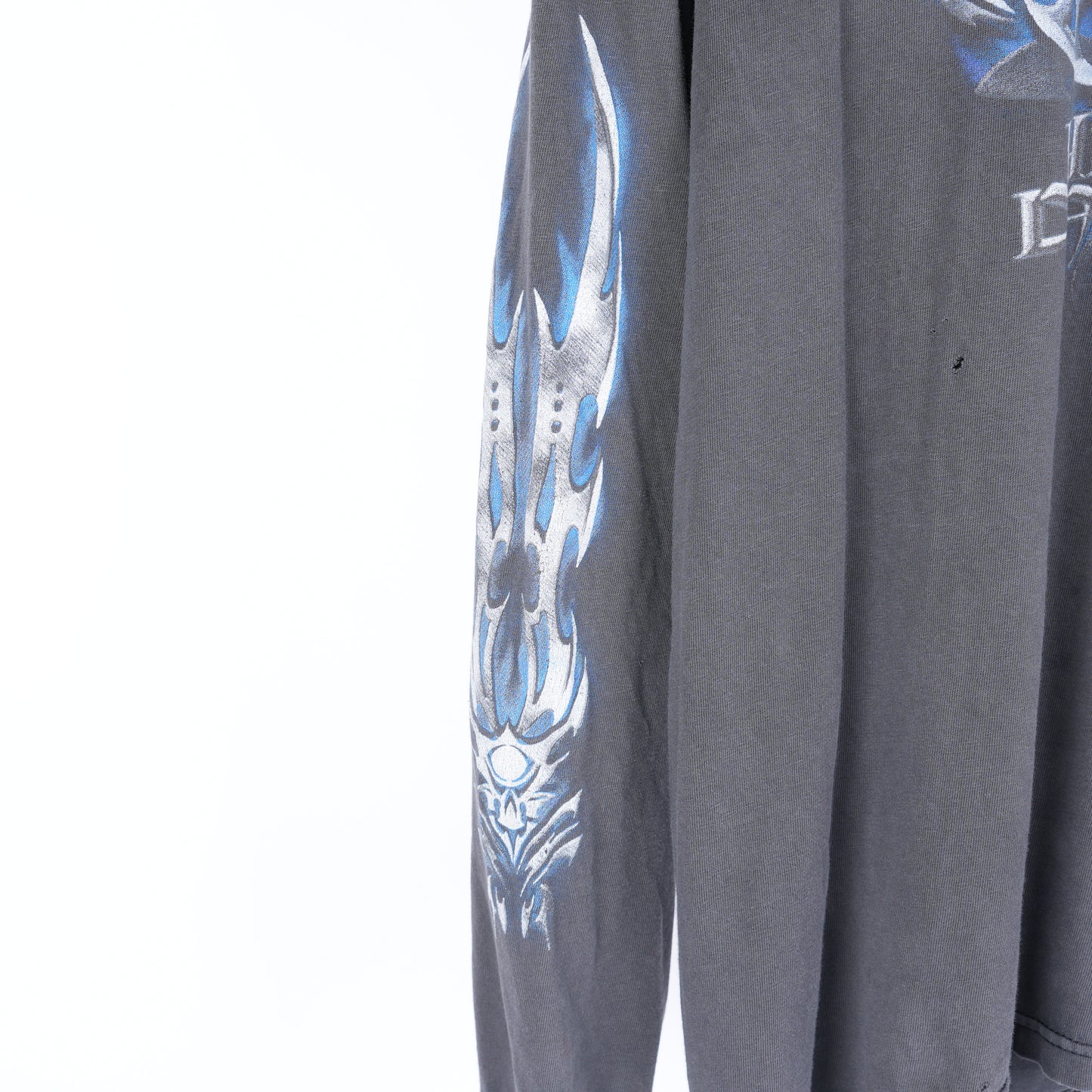 VINTAGE HARLEY DAVIDSON BLUE FLAME LONG SLEEVE TEE