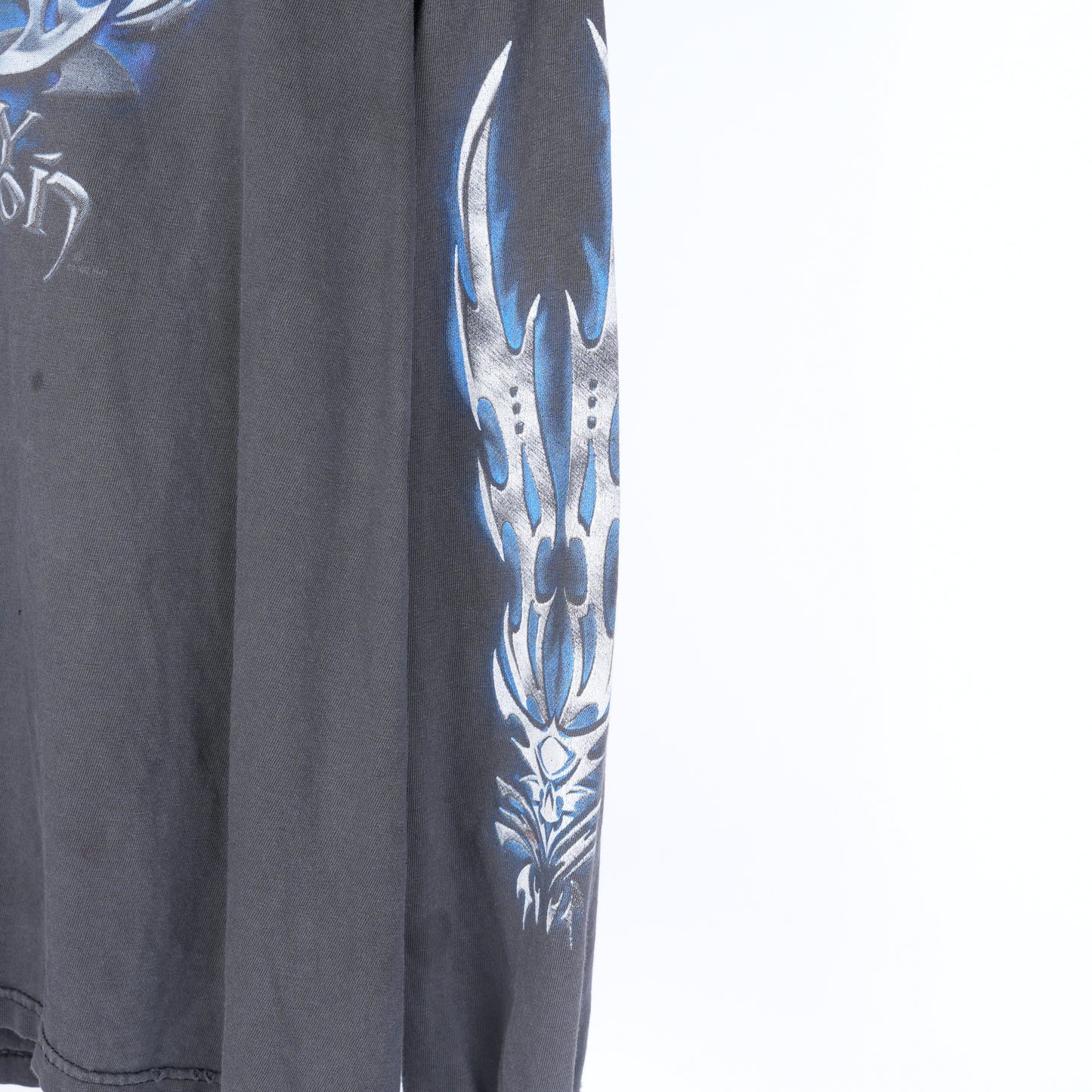 VINTAGE HARLEY DAVIDSON BLUE FLAME LONG SLEEVE TEE