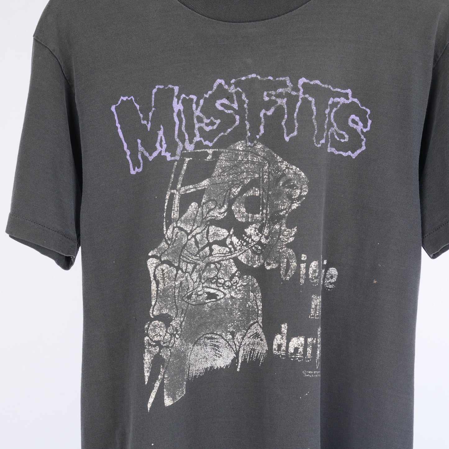 90S MISFITS DIE DIE MY DARLING FADED BAND TEE