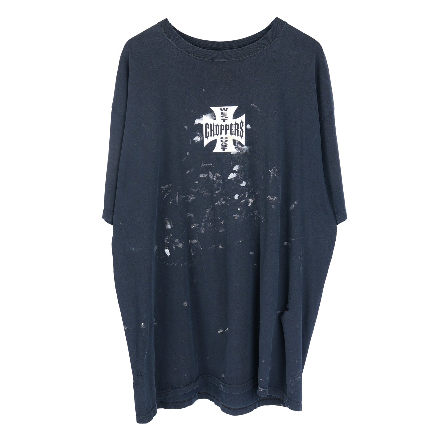 VINTAGE WEST COAST CHOPPERS LOGO PAINT SPLATTER TEE