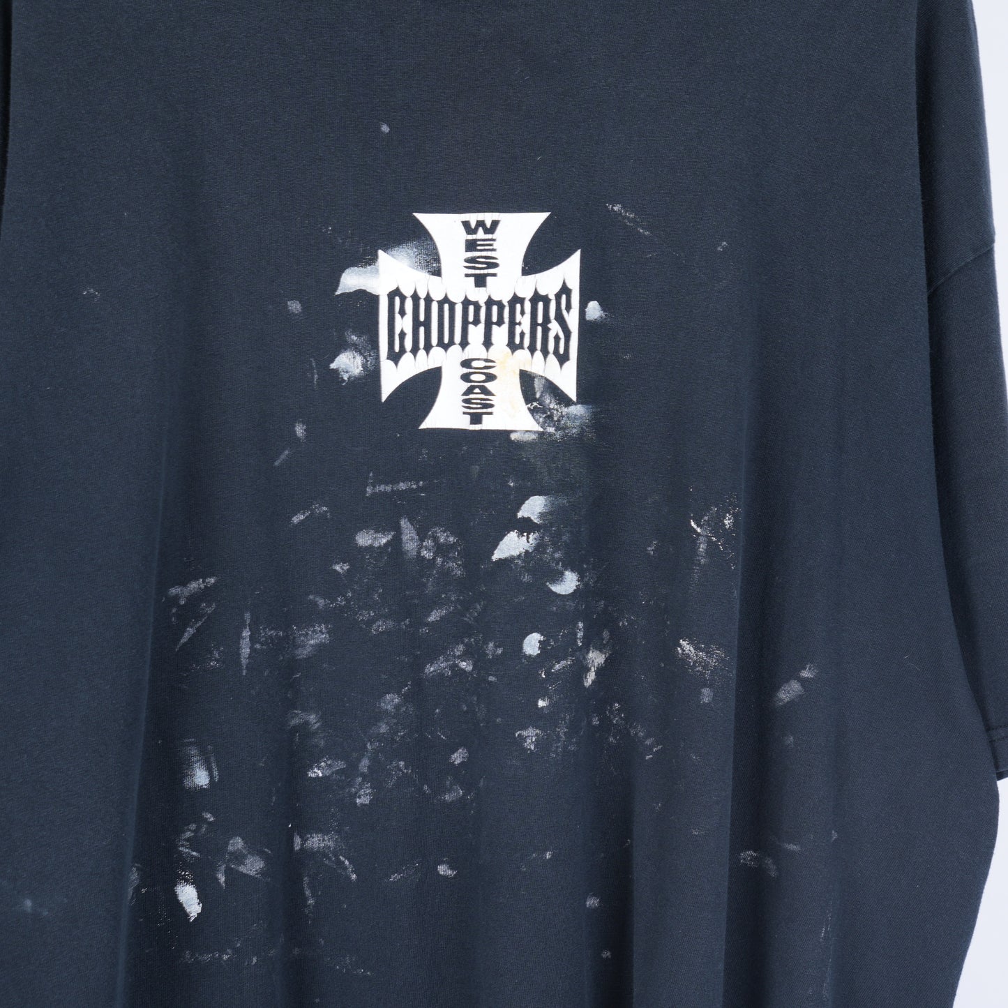 VINTAGE WEST COAST CHOPPERS LOGO PAINT SPLATTER TEE