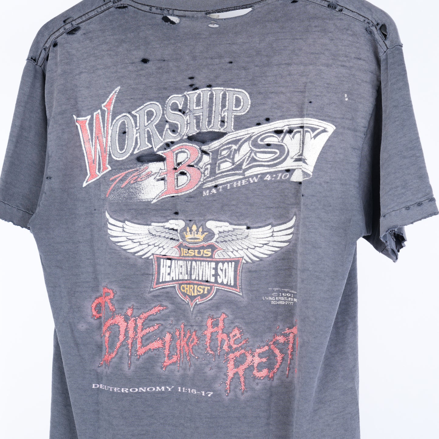 VINTAGE FADED BORN TO DIE TEE