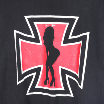 VINTAGE IRON CROSS STRIPPER TEE