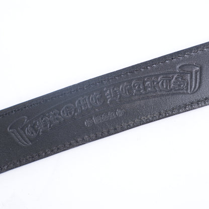 CHROME HEARTS BRONZE 1 INCH OVAL WITH 1 INCH BLACK STRAP