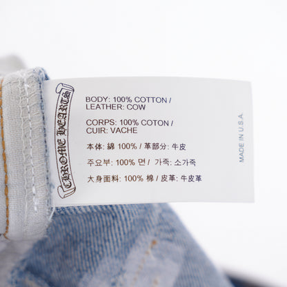 CHROME HEARTS CAMO STAR PATCH ORANGE TAB DENIM