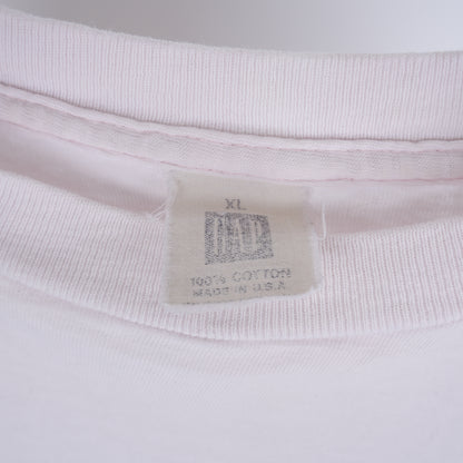 VINTAGE BOXY BLANK WHITE POCKET TEE
