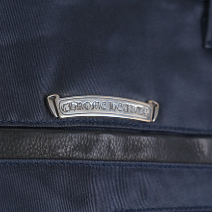 CHROME HEARTS NAVY CROSS PATCH CHINOS