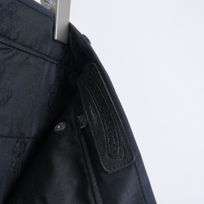 CHROME HEARTS NAVY CROSS PATCH CHINOS
