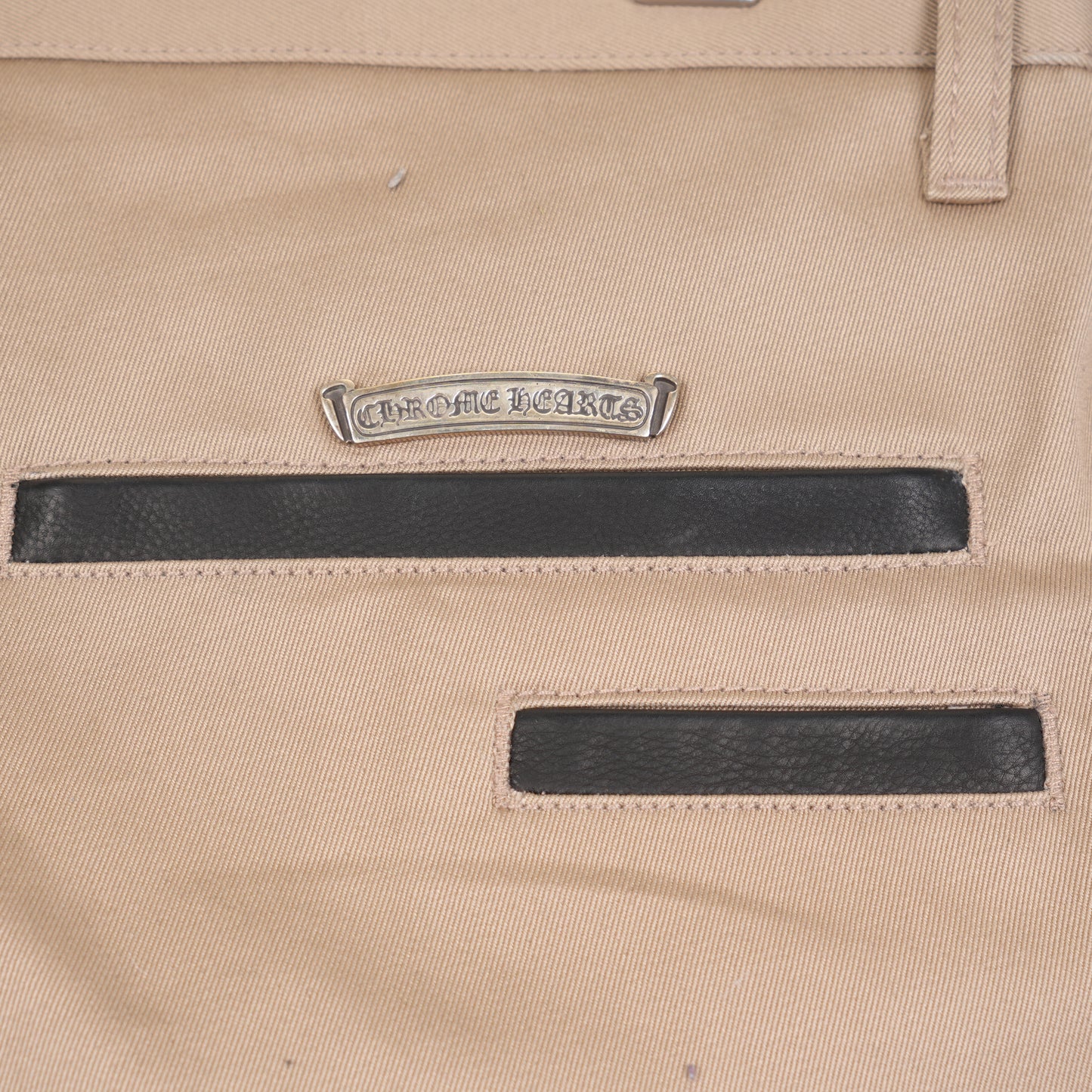 CHROME HEARTS TAN CHINO PANTS