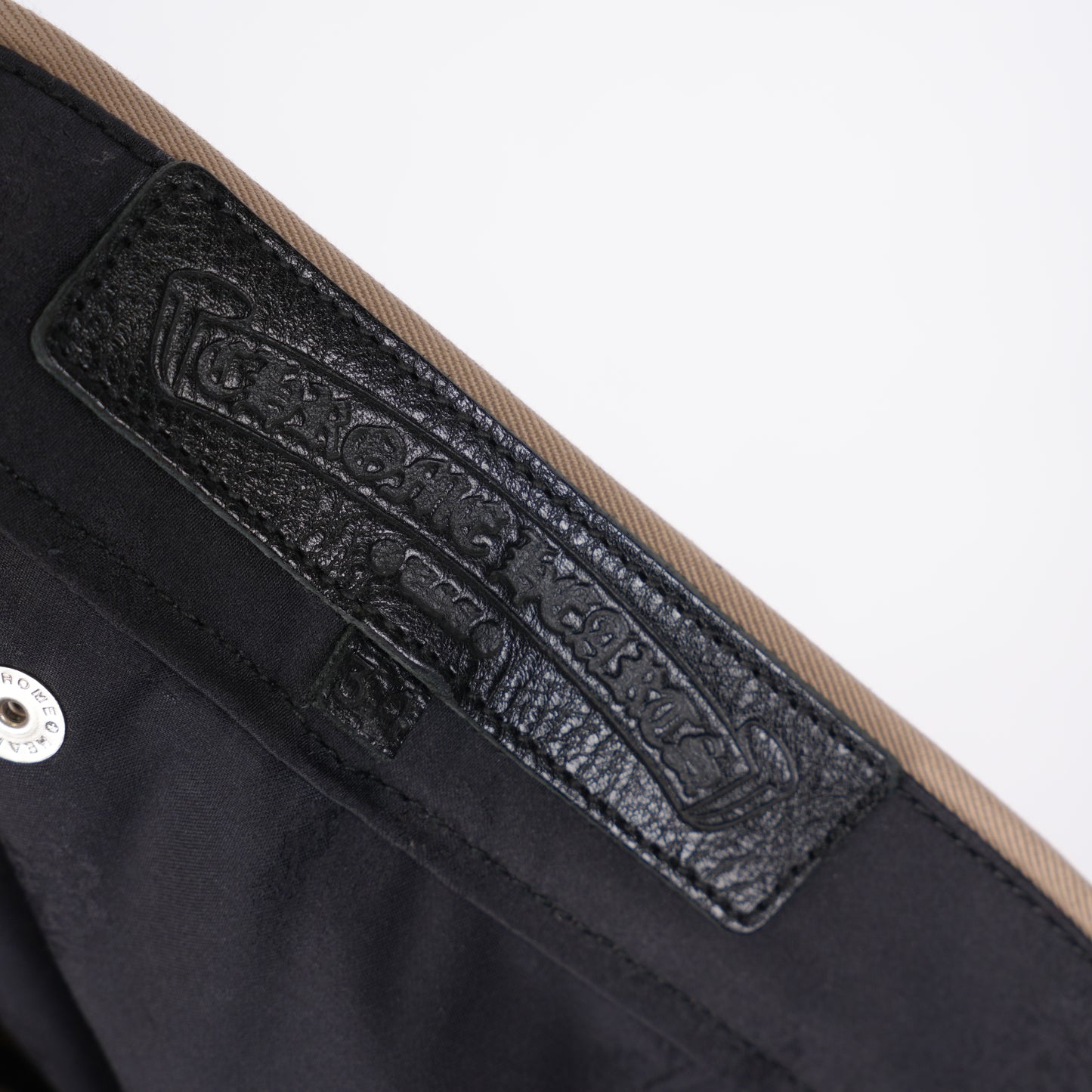 CHROME HEARTS TAN CHINO PANTS