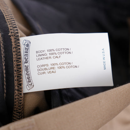 CHROME HEARTS TAN CHINO PANTS