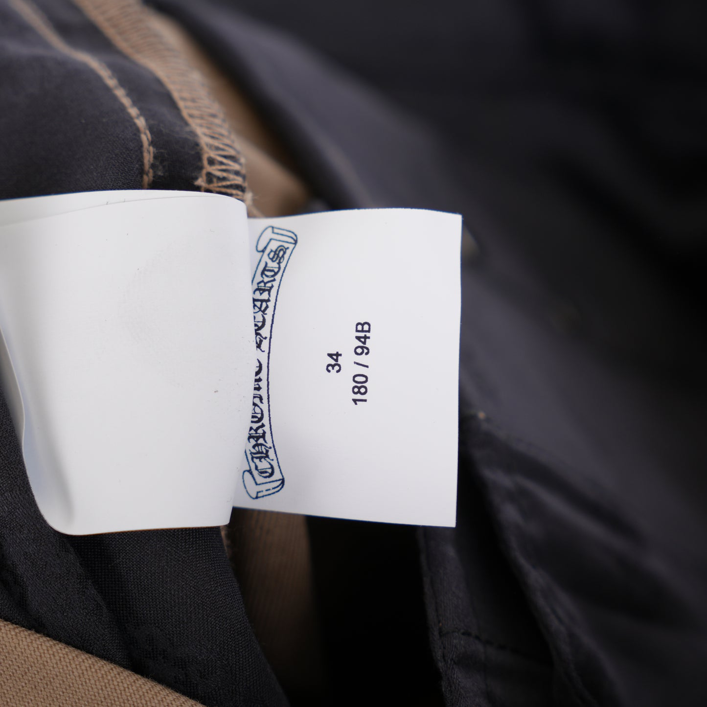 CHROME HEARTS TAN CHINO PANTS