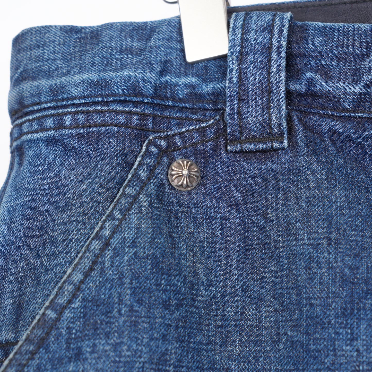 CHROME HEARTS BLUE TURBO DIESEL BAGGY JEANS