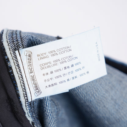 CHROME HEARTS BLUE TURBO DIESEL BAGGY JEANS