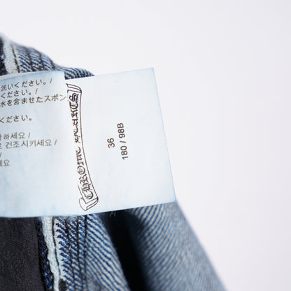 CHROME HEARTS BLUE TURBO DIESEL BAGGY JEANS