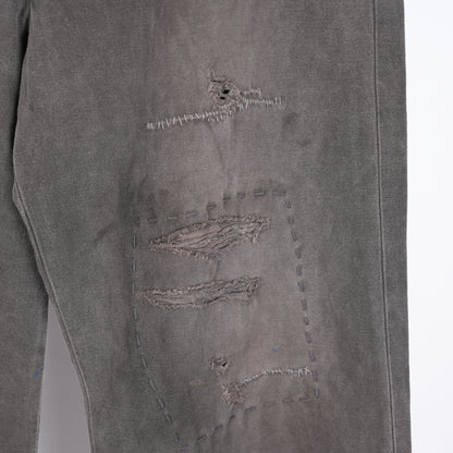 ERD Soso's Repaired Faded Black Trousers
