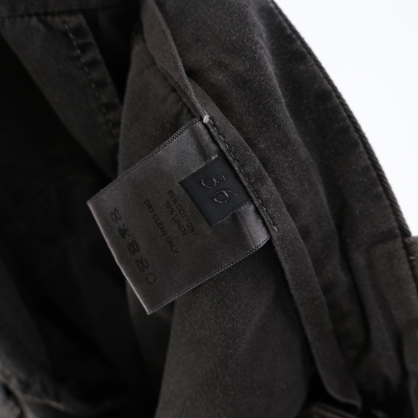 ERD Soso's Repaired Faded Black Trousers