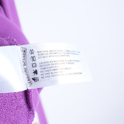 CHROME HEARTS MATTY BOY PURPLE 'I WANT MORE NOT LESS' CREWNECK