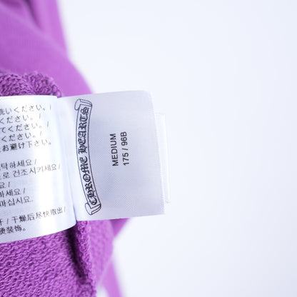 CHROME HEARTS MATTY BOY PURPLE 'I WANT MORE NOT LESS' CREWNECK