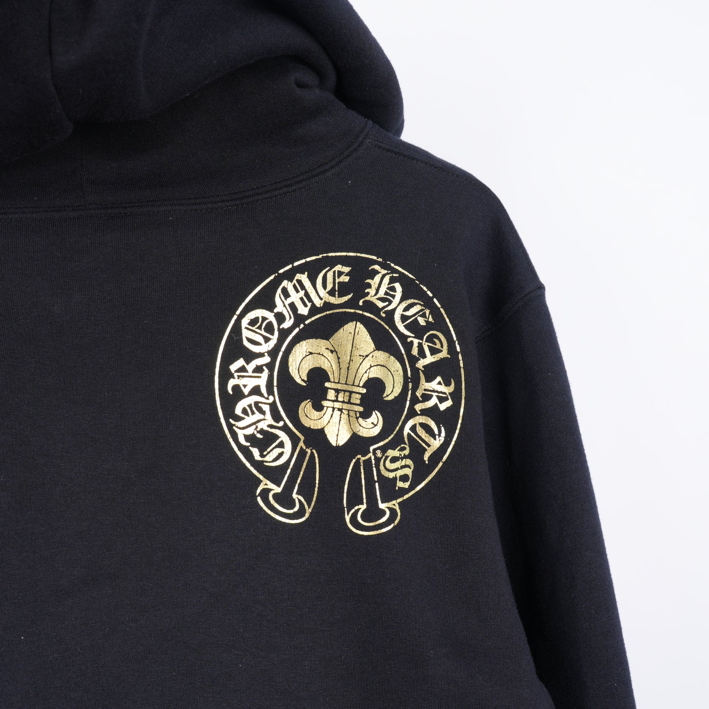 CHROME HEARTS VINTAGE GOLD DAGGER FLORAL ZIP UP