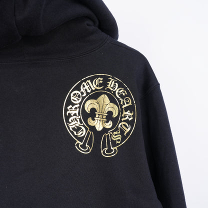 CHROME HEARTS VINTAGE GOLD DAGGER FLORAL ZIP UP