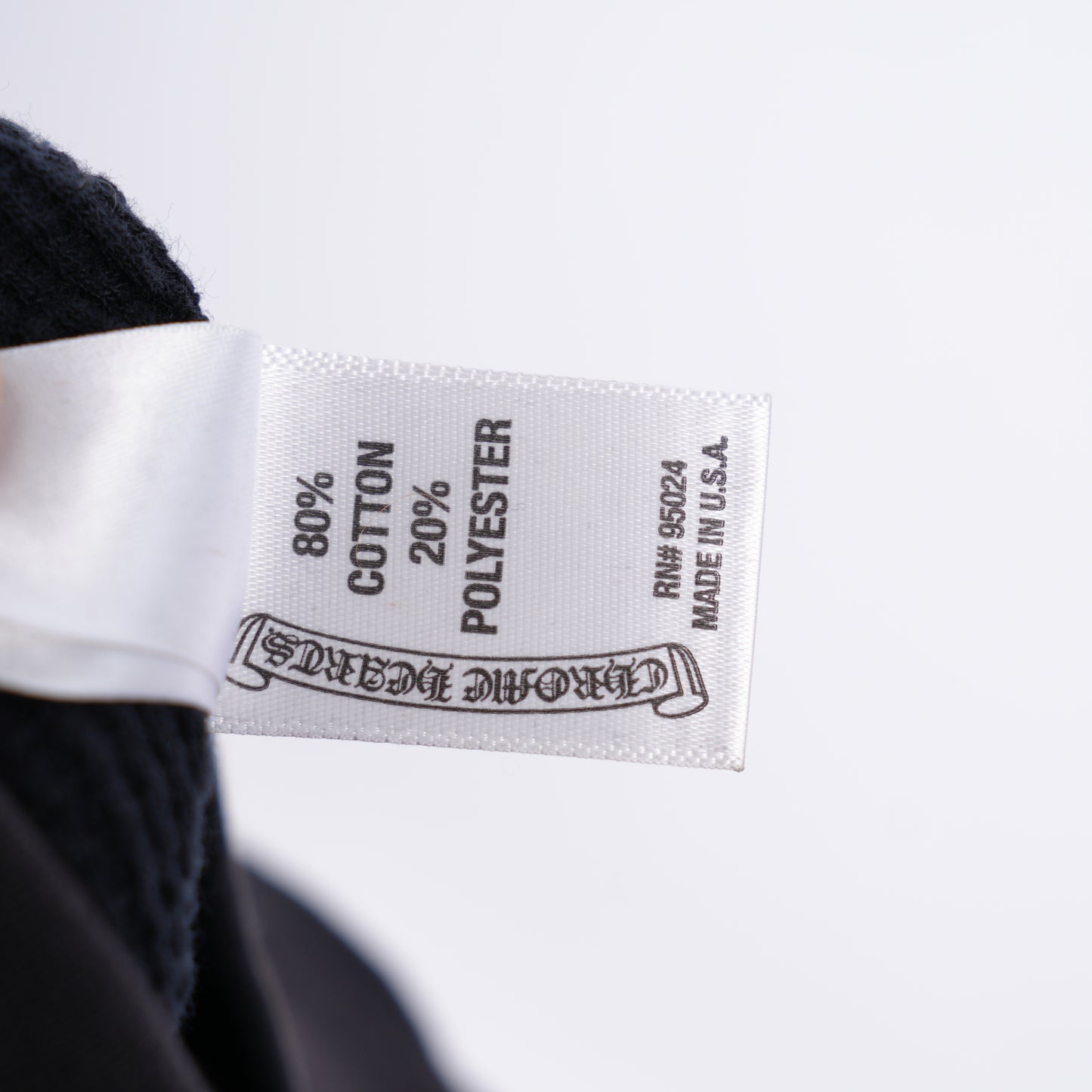 CHROME HEARTS VINTAGE SCRIPT FLORAL CROSS ZIP UP HOODIE