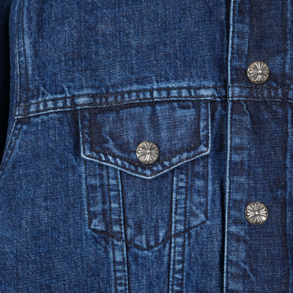 CHROME HEARTS Motorbreath Dagger Zip Denim Jacket