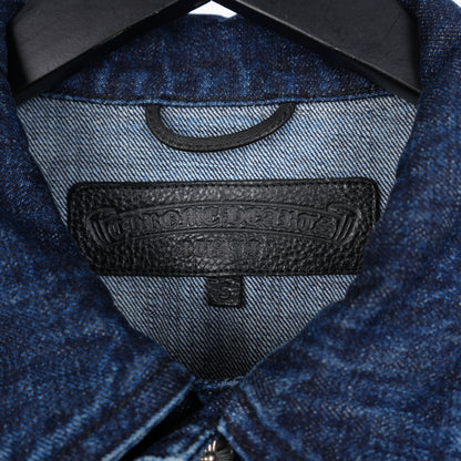 CHROME HEARTS Motorbreath Dagger Zip Denim Jacket