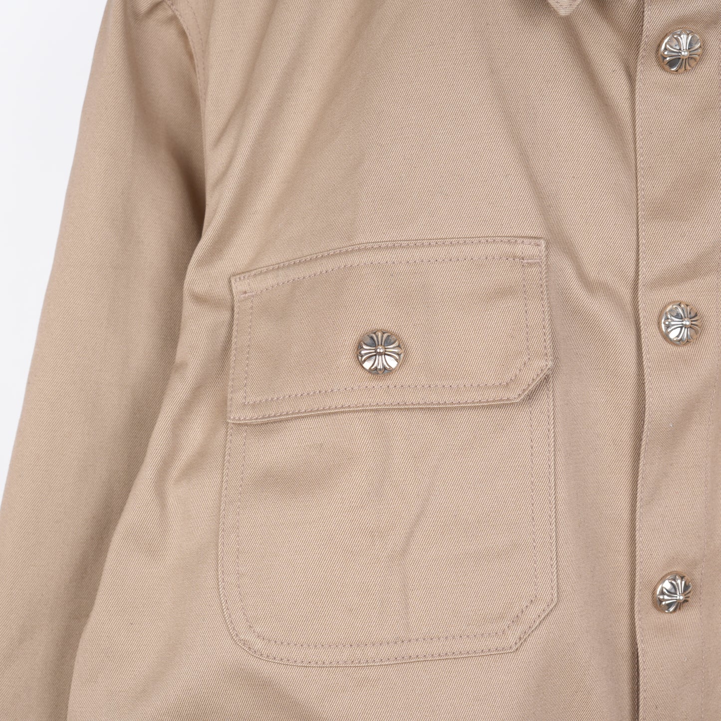 CHROME HEARTS TAN CHINO WORK DOG JACKET