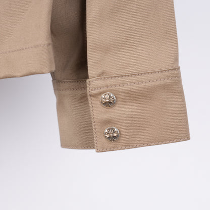 CHROME HEARTS TAN CHINO WORK DOG JACKET