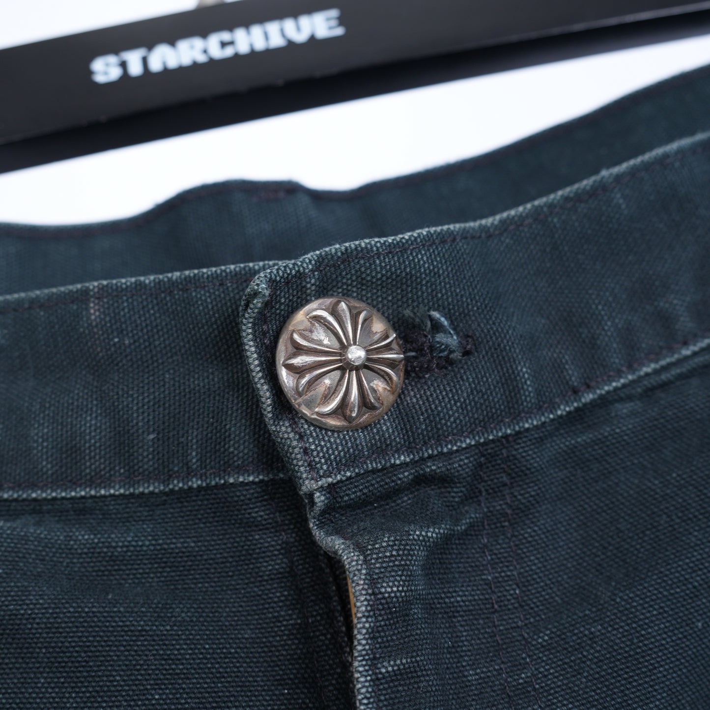 CHROME HEARTS SEX RECORDS DOUBLE KNEE CARPENTER PANTS