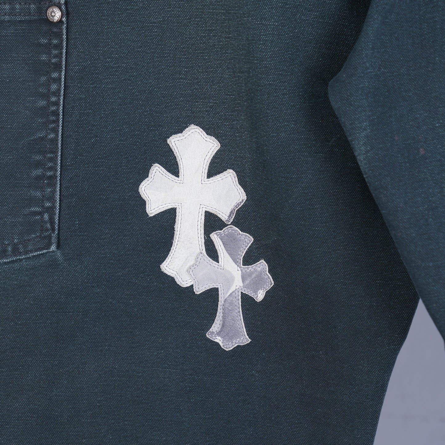 CHROME HEARTS SEX RECORDS DOUBLE KNEE CARPENTER PANTS