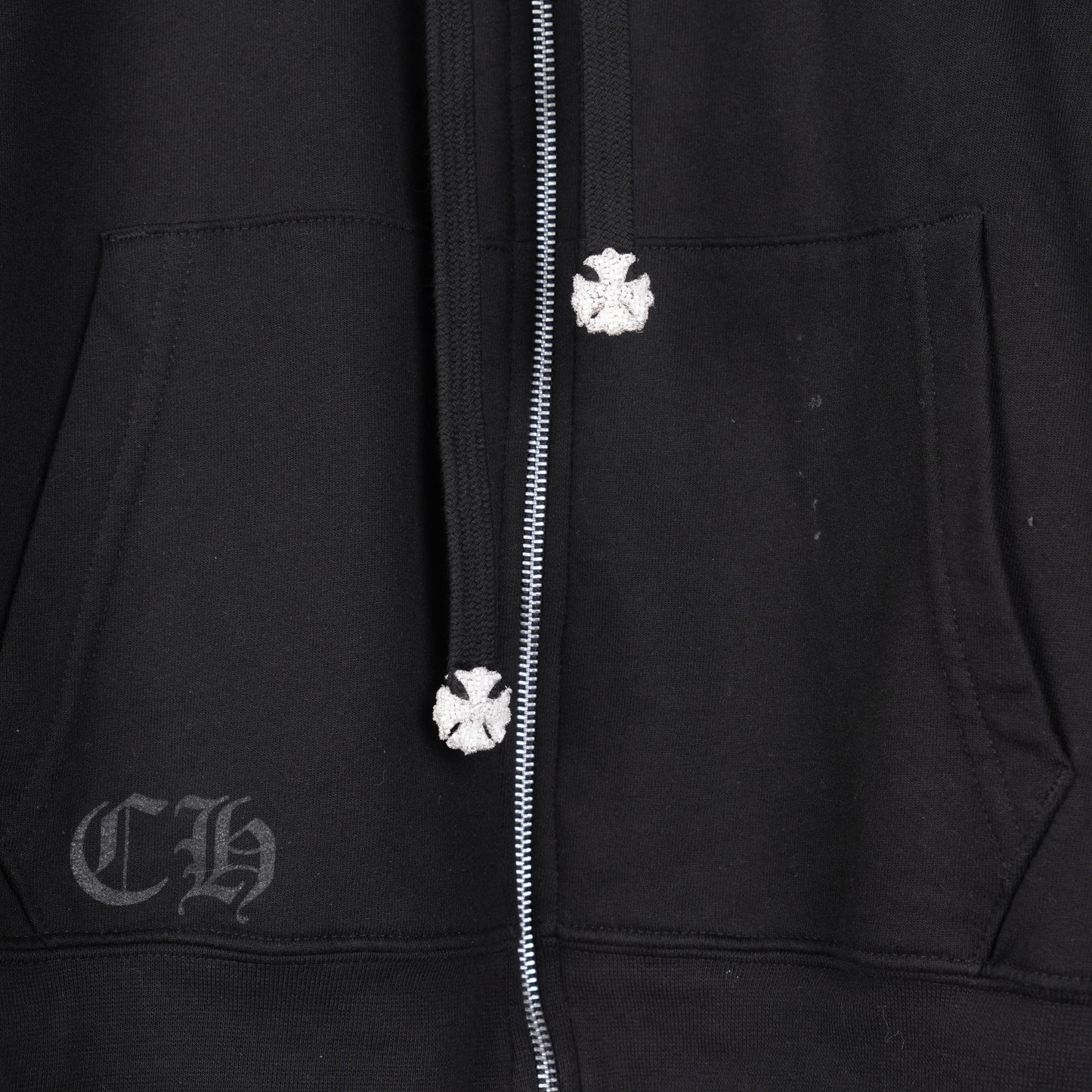 CHROME HEARTS PARIS BEADED ZIP UP HOODIE