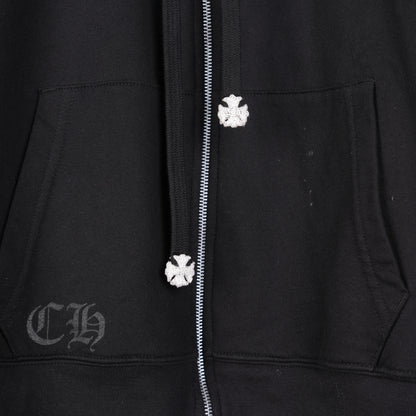 CHROME HEARTS PARIS BEADED ZIP UP HOODIE