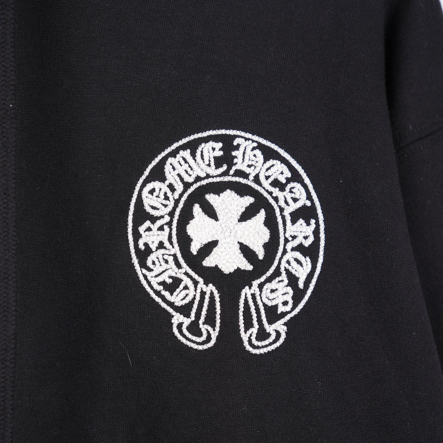CHROME HEARTS PARIS BEADED ZIP UP HOODIE