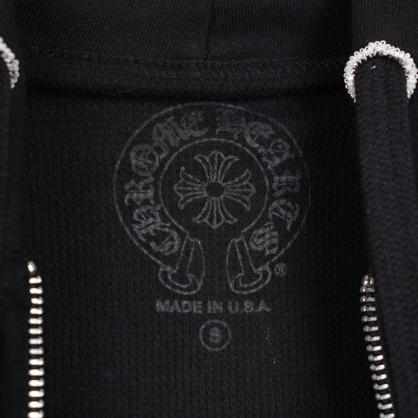 CHROME HEARTS PARIS BEADED ZIP UP HOODIE