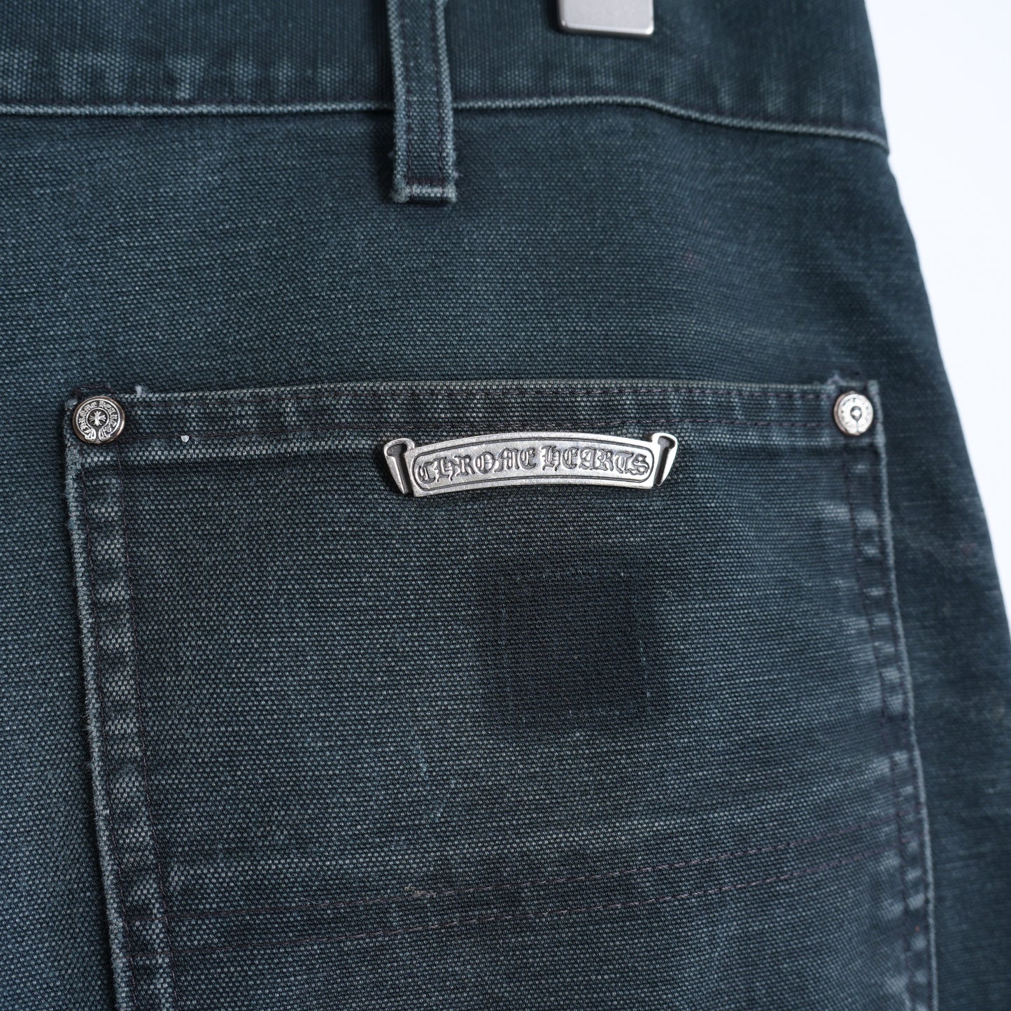 CHROME HEARTS SEX RECORDS DOUBLE KNEE CARPENTER PANTS