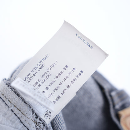 CHROME HEARTS BLACK CROSS PATCH 501 LEVI