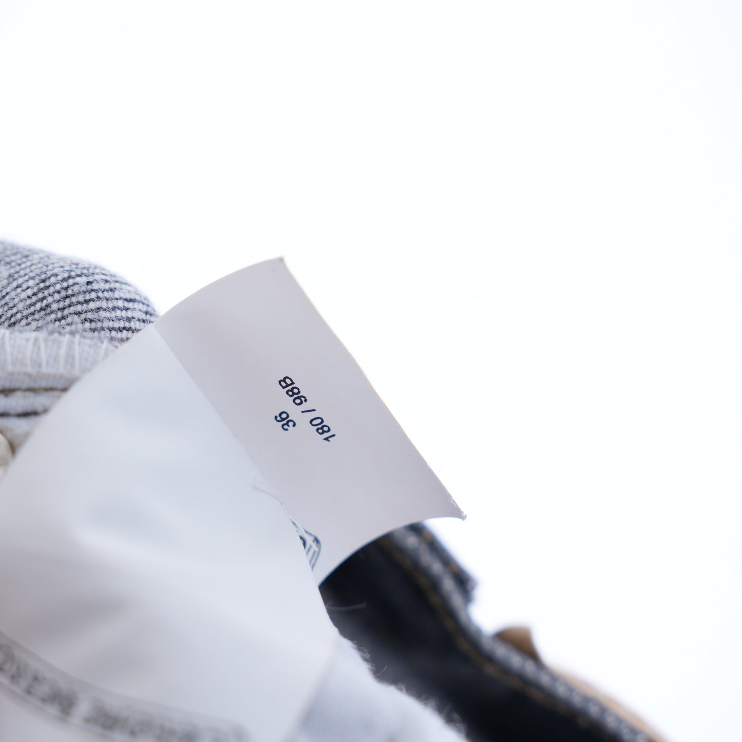 CHROME HEARTS BLACK CROSS PATCH 501 LEVI