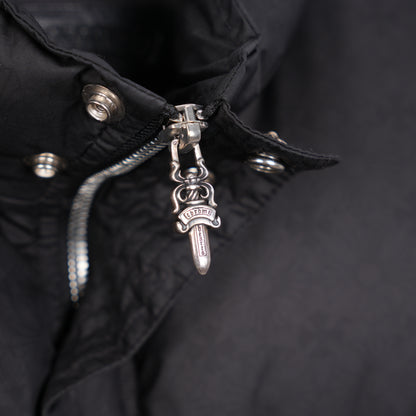 CHROME HEARTS BLACK MONOGRAM DOWN PUFFER JACKET