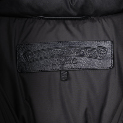 CHROME HEARTS BLACK MONOGRAM DOWN PUFFER JACKET