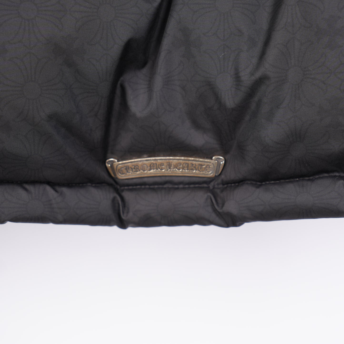 CHROME HEARTS BLACK MONOGRAM DOWN PUFFER JACKET