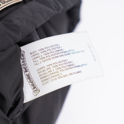 CHROME HEARTS BLACK MONOGRAM DOWN PUFFER JACKET