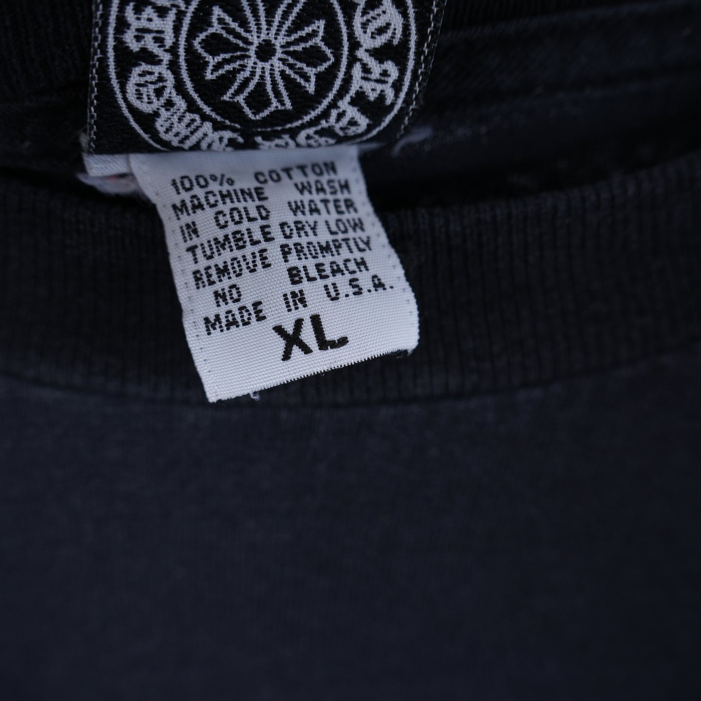 CHROME HEARTS VINTAGE CEMETERY LONG SLEEVE POCKET T-SHIRT