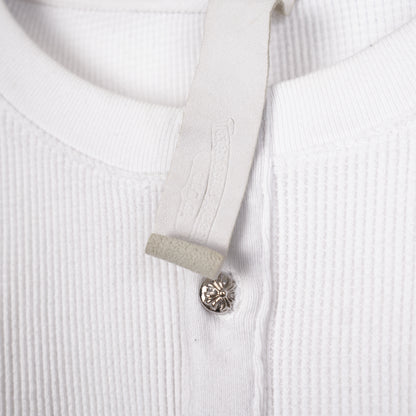 CHROME HEARTS WHITE PATCH HENLEY LONG SLEEVE
