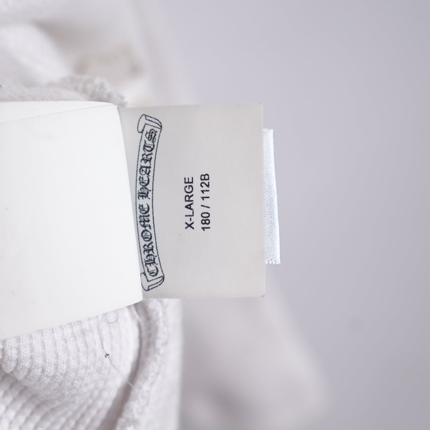 CHROME HEARTS WHITE PATCH HENLEY LONG SLEEVE