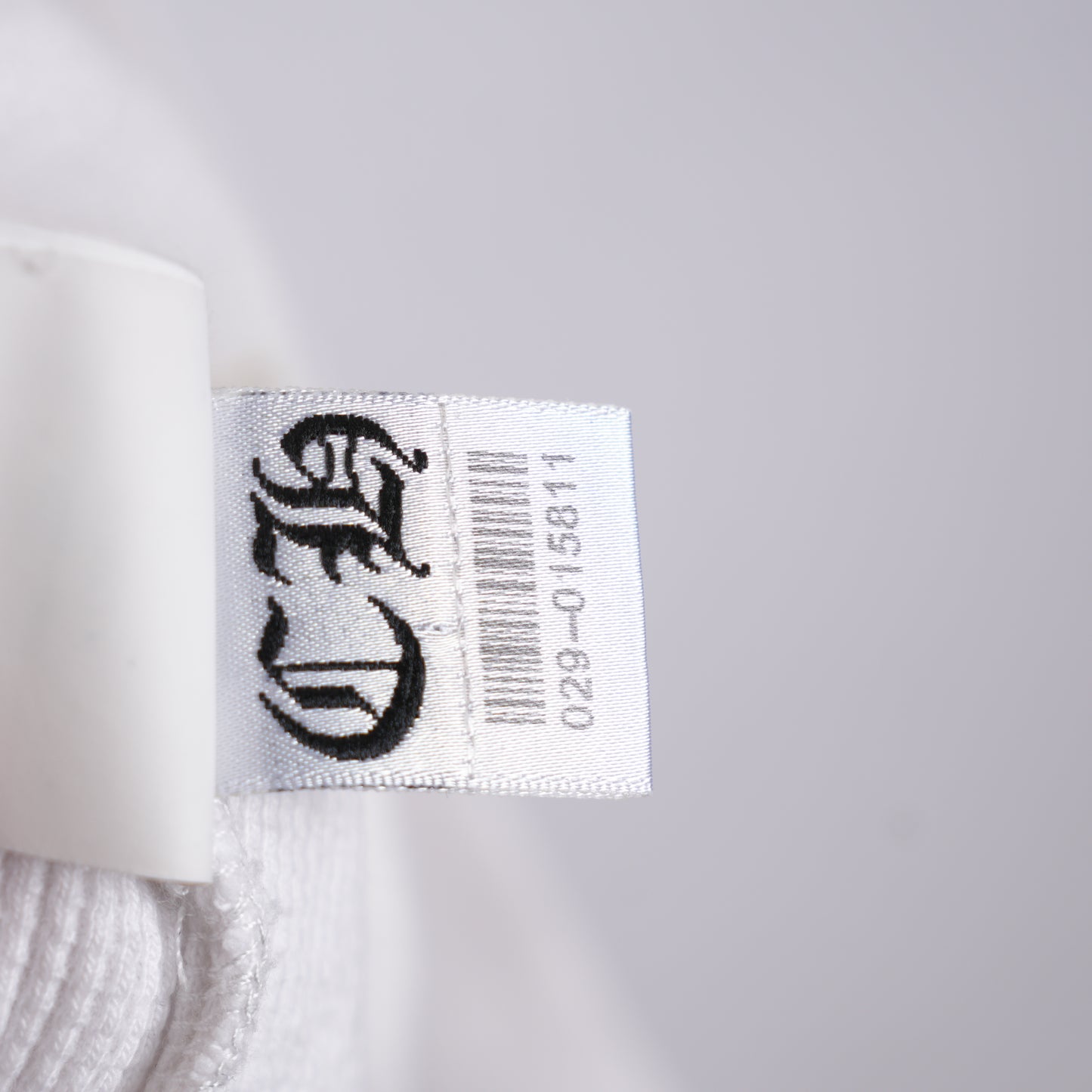 CHROME HEARTS WHITE PATCH HENLEY LONG SLEEVE