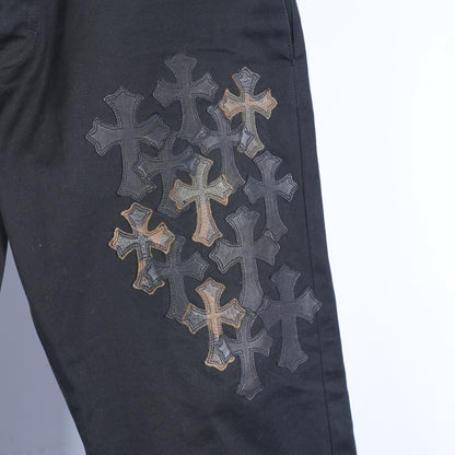CHROME HEARTS BLACK CAMO CHINO PANTS